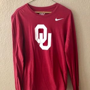 Men’s medium Nike Oklahoma long sleeve T-shirt